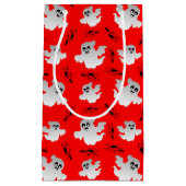 かわいいハロウィーン幽霊たち スモールペーパーバッグ (正面)