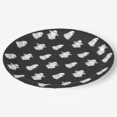 かわいいハロウィーン幽霊たち ペーパープレート (アングル)