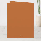 かわいいハロウィーン幽霊とストッキングハロウィーン カード (裏面)