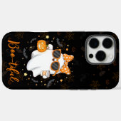 かわいいハロウィーン幽霊カボチャパーソナライズされたス Case-Mate iPhoneケース (裏面 (横))