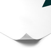 かわいいハロウィーン幽霊クリップアートPNG、不気味な漫画g ポスター (角)