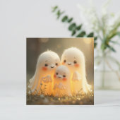 かわいいハロウィーン幽霊グループ 招待状 (スタンド正面)