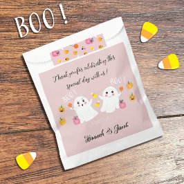 かわいいハロウィーン幽霊ツインベビーシャワーバッグ フェイバーバッグ