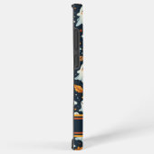 かわいいハロウィーン幽霊パターン SAMSUNG GALAXYケース (右側面)