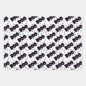 かわいいハロウィーン幽霊ブサイン ラッピングペーパーシート (正面3)