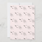 かわいいハロウィーン幽霊ベビーシャワー招待状 招待状 (裏面)