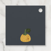 かわいいハロウィーン幽霊リトルブニーエイジ誕生日 フェイバータグ (裏面)