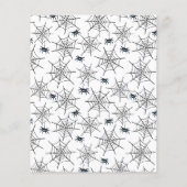 かわいいハロウィーン幽霊紙ブラック (裏面)