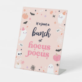 かわいいハロウィーン幽霊誕生日パーティーの装飾 台座サイン