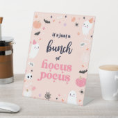 かわいいハロウィーン幽霊誕生日パーティーの装飾 台座サイン (インサイチュ)