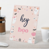 かわいいハロウィーン幽霊誕生日パーティーの装飾 台座サイン (インサイチュ)