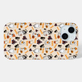 かわいいハロウィーン幽霊iPhone 15ケース – 不気味幽霊 Case-Mate iPhoneケース (裏面 (横))