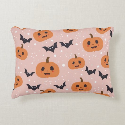 かわいいハロウィーン枕 アクセントクッション (正面)