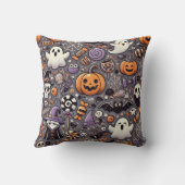 かわいいハロウィーン模様クッション クッション (裏面)