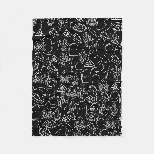 かわいいハロウィーン毛布 フリースブランケット (正面)