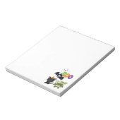 かわいいハロウィーン猫こうもり&ミイブー ノートパッド (回転)