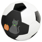 かわいいハロウィーン猫とカボチャ サッカーボール (3/4)