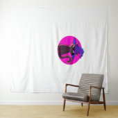 かわいいハロウィーン猫オーバーサイズTシャツ タペストリー (インサイチュ(横))