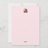 かわいいハロウィーン猫デザイン シーズンカード (裏面)