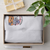 かわいいハロウィーン猫デザイン 薄葉紙 (ギフト)