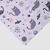 かわいいハロウィーン猫パープル 薄葉紙 (詳細)