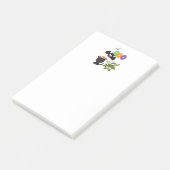 かわいいハロウィーン猫、こうもり、ママ&幽霊 ポストイット (アングル)