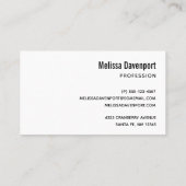 かわいいハロウィーン猫、こうもり、ママ&幽霊 名刺 (裏面)