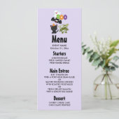 かわいいハロウィーン猫、こうもり、ママ&幽霊 招待状 (スタンド正面)