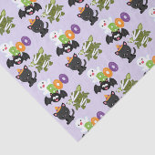 かわいいハロウィーン猫、こうもり、ママ&幽霊 薄葉紙 (詳細)