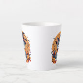 かわいいハロウィーン猫 カフェラテマグ (正面)