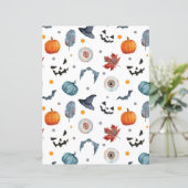 かわいいハロウィーン紙シート (スタンド正面)