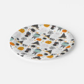 かわいいハロウィーン紙プレート ペーパープレート (アングル)