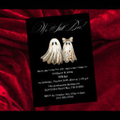 かわいいハロウィーン結婚をテーマにした記念日ディナー マグネット