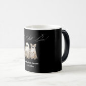 かわいいハロウィーン結婚をテーマにした記念日 モーフィングマグカップ (正面右)