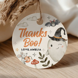 かわいいハロウィーン誕生日サークルメッセージカード フェイバータグ