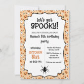 かわいいハロウィーン誕生日パーティー 招待状 (正面)