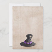 かわいいハロウィーン誕生日パーティー 招待状 (裏面)