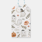 かわいいハロウィーン誕生日メッセージカード ギフトタグ (裏面)