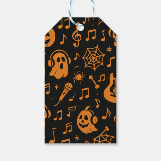 かわいいハロウィーン音楽ギフトラベル ギフトタグ