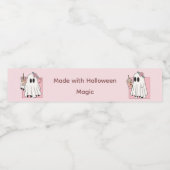 かわいいハロウィーン食品と飲料ラベル ペットボトルラベル (シングルラベル)