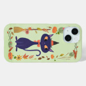 かわいいハロウィーン魔猫 Case-Mate iPhoneケース (裏面 (横))