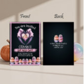 かわいいハロウィーン1歳の誕生日招待状 招待状