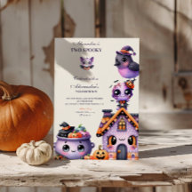 かわいいハロウィーン2回目のバースデー不気味キュートパステル