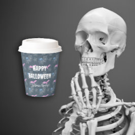 かわいいハロウィーン(こうもりとクモ) 紙コップ