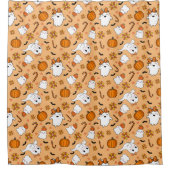 かわいいハロウィーン シャワーカーテン (正面)