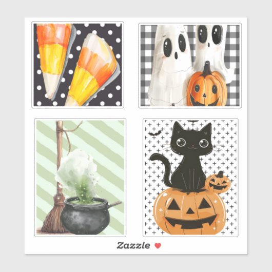 かわいいハロウィーン シール (シート)