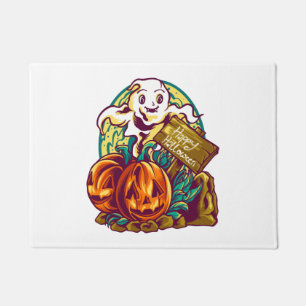 かわいいハロウィーン ドアマット