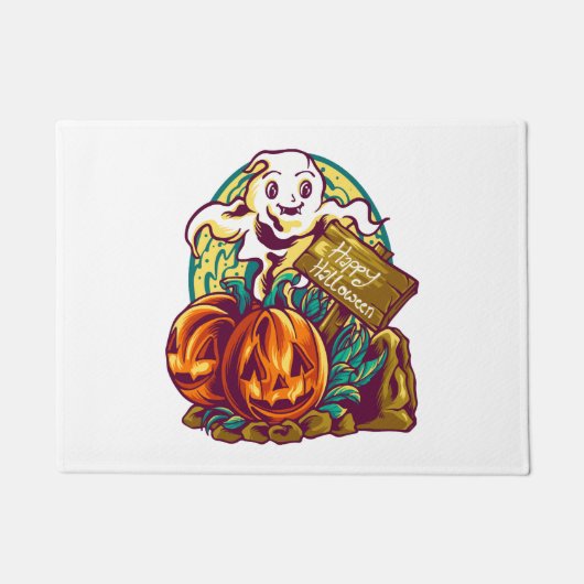 かわいいハロウィーン ドアマット (正面)