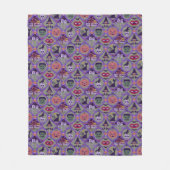 かわいいハロウィーン フリースブランケット (正面)