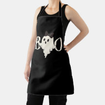 かわいいハロウィーン「ブー」幽霊とボウ – 